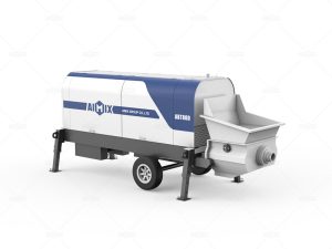 ABT80D Electric Powered Trailer Type Ready Mix Concrete Pump