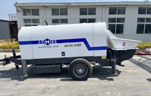 Diesel Trailer Type Stationary Concrete Pump