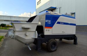 Trailer Type Concrete Pump from Aimix Concrete Pump Dealer