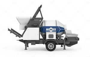 ABJZ30C Diesel Powered Concrete Mixer with Pump