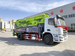 small concrete pump truck for sale in South Africa with Reasonable Price