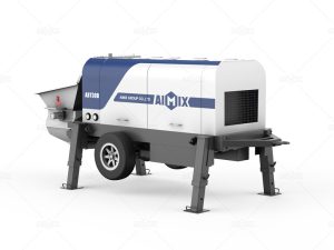 ABT30D electric powered trailer concrete mini pump
