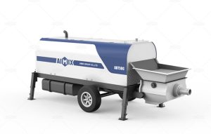 ABT50C Trailer Concrete Pump with Diesel Engine