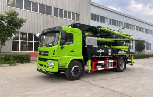 26 m Truck Chassis Kind Small Concrete Boom Pump