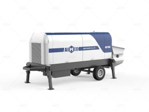 ABT80D electric powered concrete line pump trailer