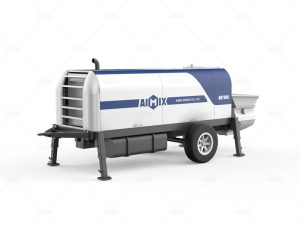 ABT90C trailer type industrial concrete pump for sale in Nigeria
