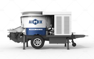 ABJW40C pan mixer mini concrete mixer pump