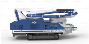 crawler chassis boom concrete pump for sale in Thailand