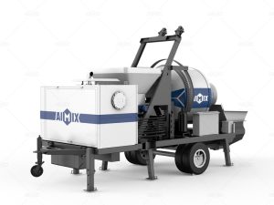 ABJZ30C mini concrete mixer pump for Urban Utility Repairs