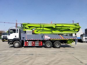 47m truck mounted concrete boom pump
