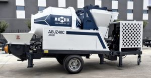 ABJZ40C diesel powered concrete pump portable