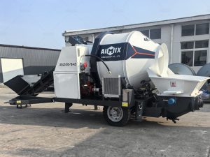 ABJZ40D customized mini concrete mixer pump for tunnel