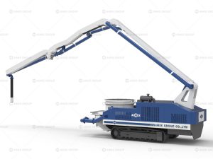 crawler chassis boom concrete pump as alternative