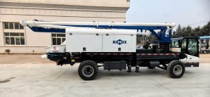 Aimix customized boom concrete pump solution